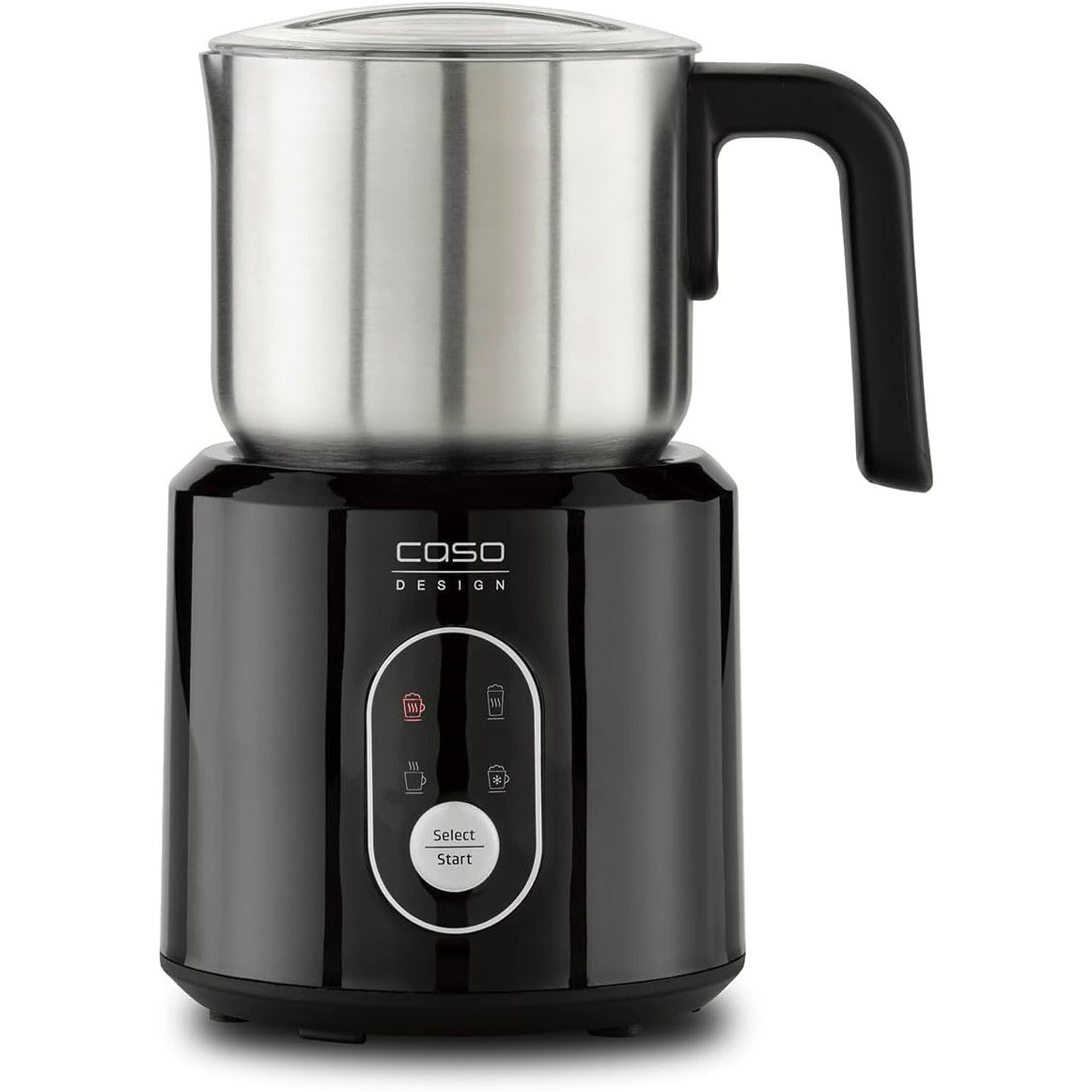 Caso Crema & Choco Black 4-in-1 Stainless Milk Frother